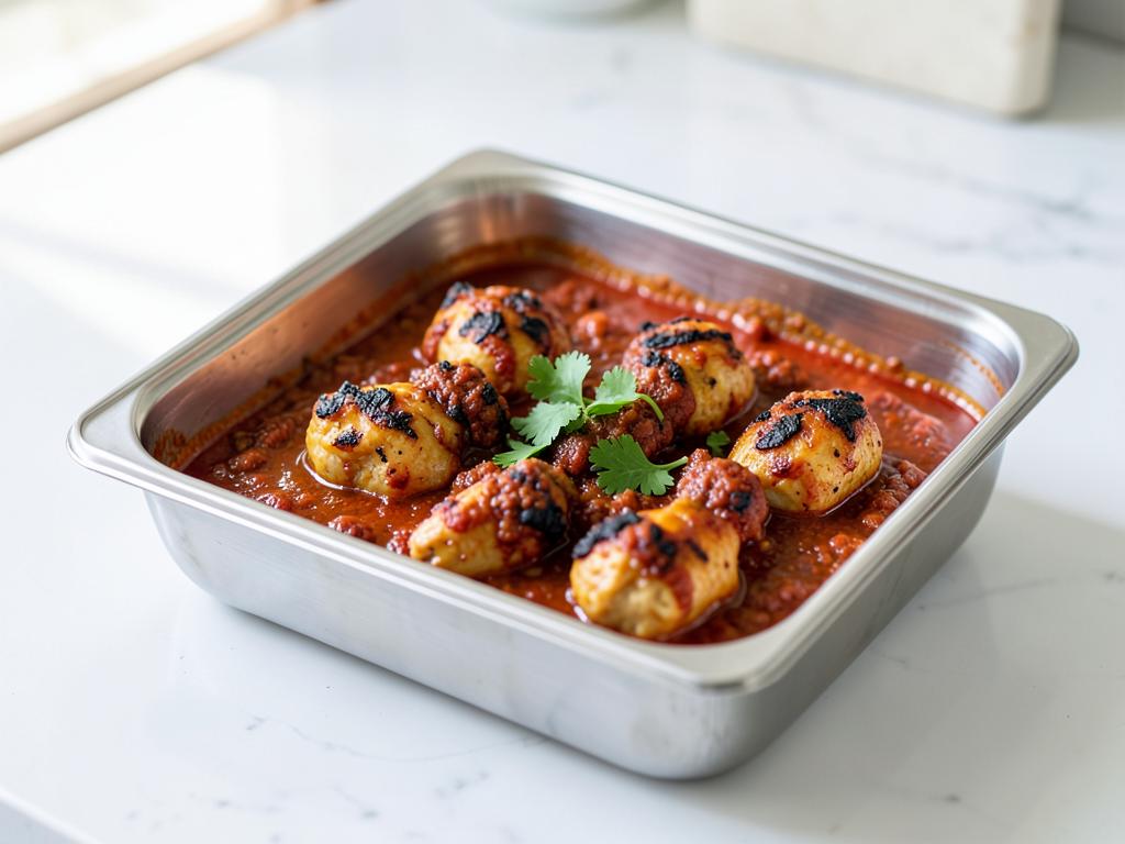 Chicken tikka masala in a catering tray, wholesale 3kg foodservice curry
